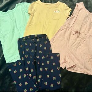 Colorful Girls 5t Clothing Set